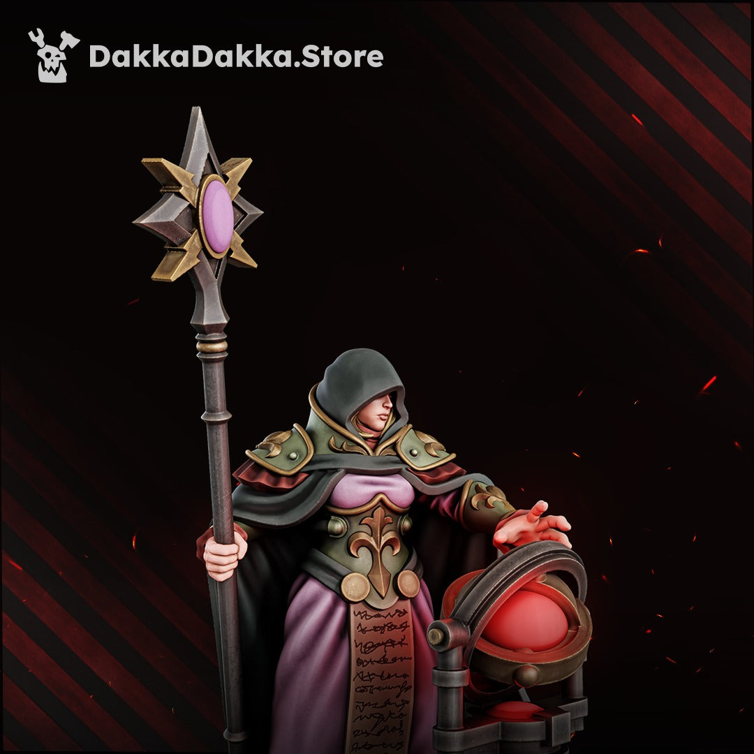 Guide Master by DakkaDakka – painted, hand over the orb pedestal