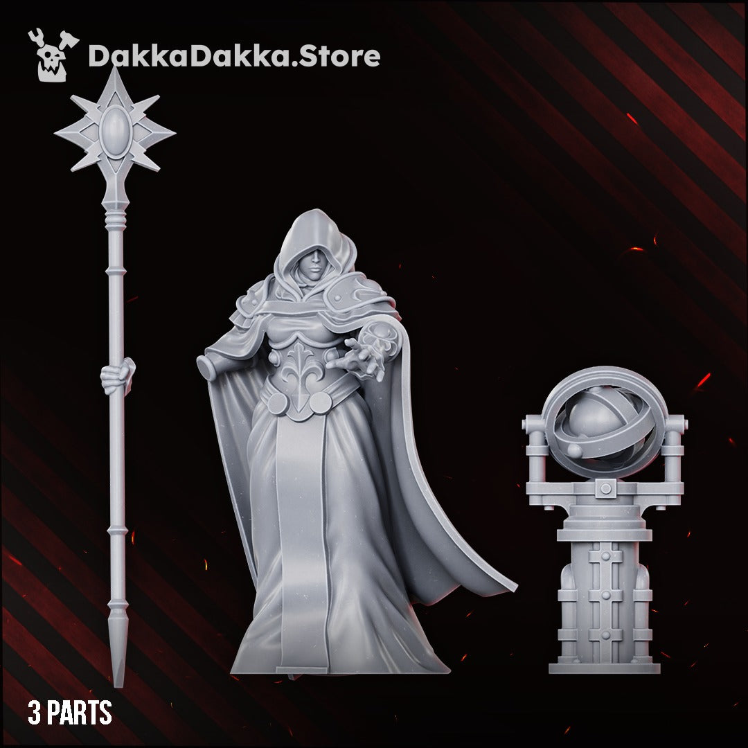 Guide Master by DakkaDakka – 3 parts: staff, body, orb pedestal