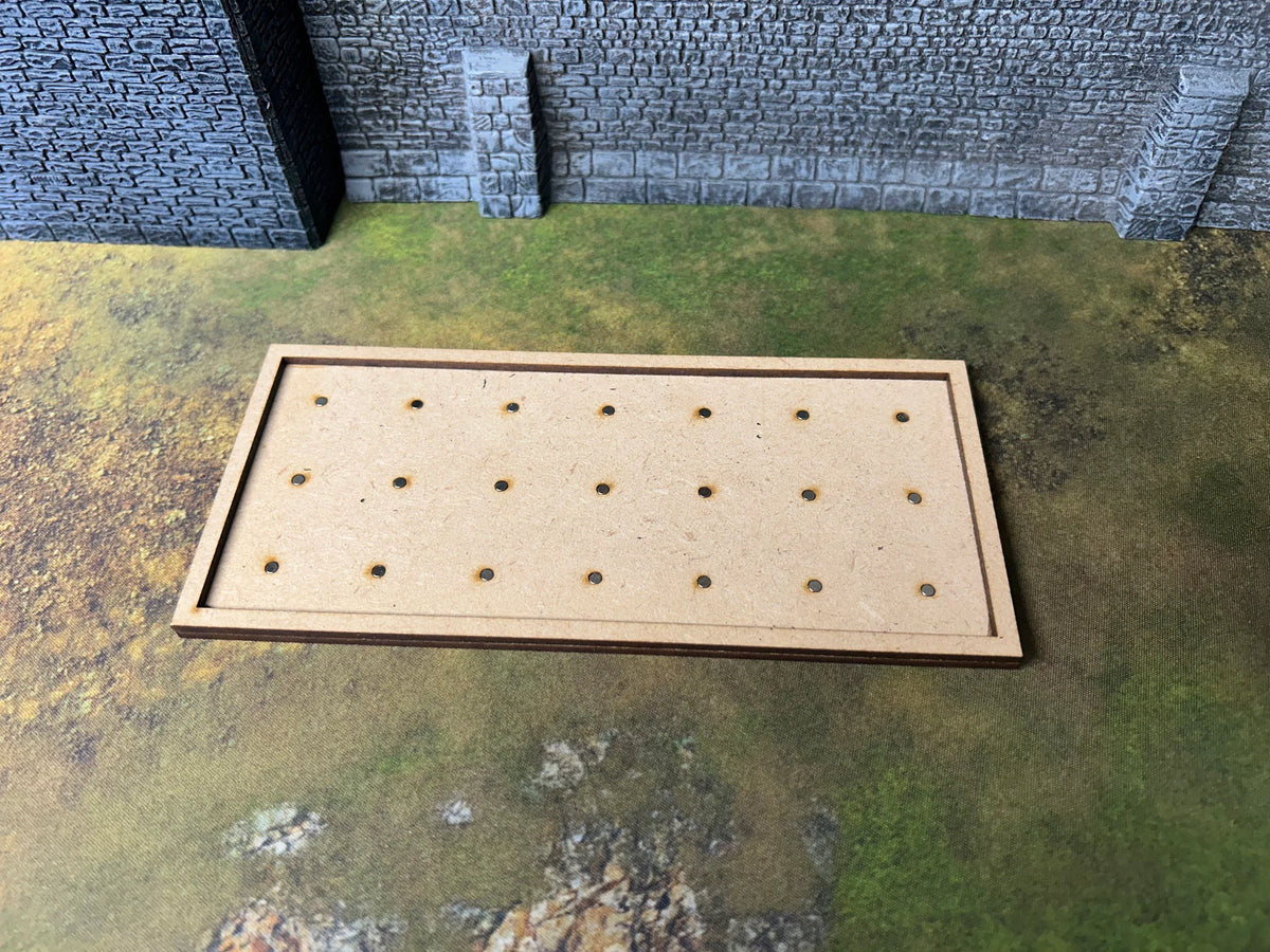Pre-Magnetized Movement Trays with Bases 50x100mm