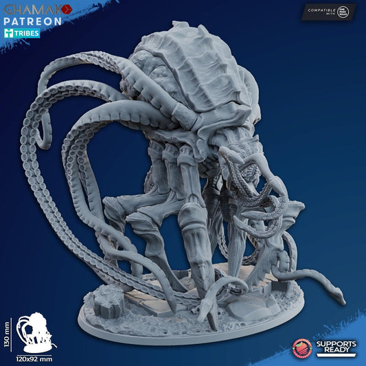 Venefic Brooder by Ghamak Sci-Fi, 28mm Scale Miniature, 130mm x 92mm, Bug, Tyranid Proxy, Lovecraft, Eldritch Horros