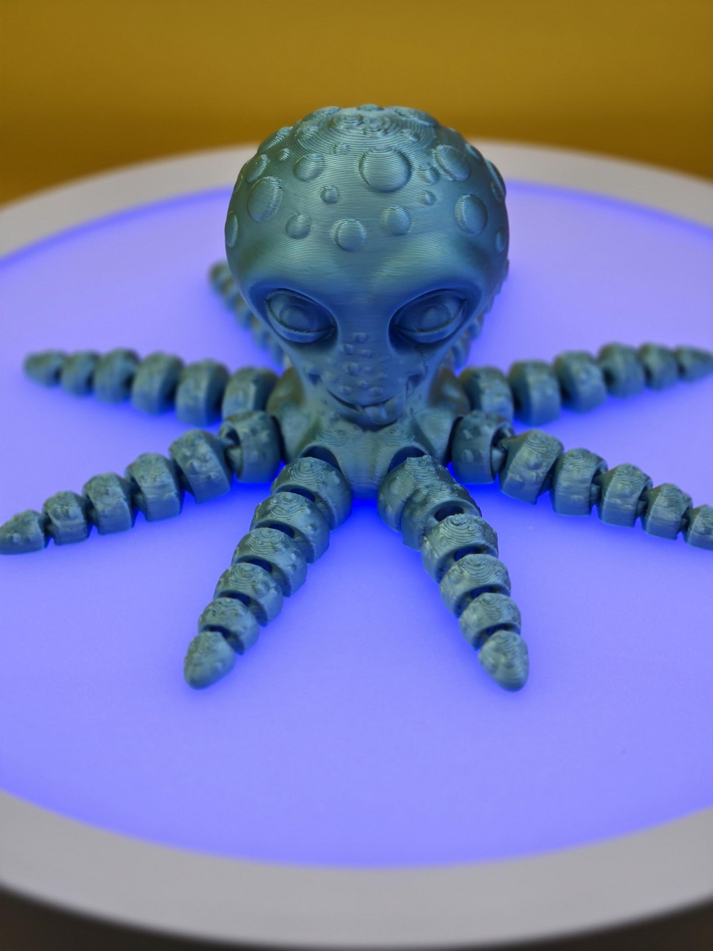 Octopie the Playful Octopus, by BendyBuddies 3D Printed, 4 Color PLA, articulated octopus, fidget, toy