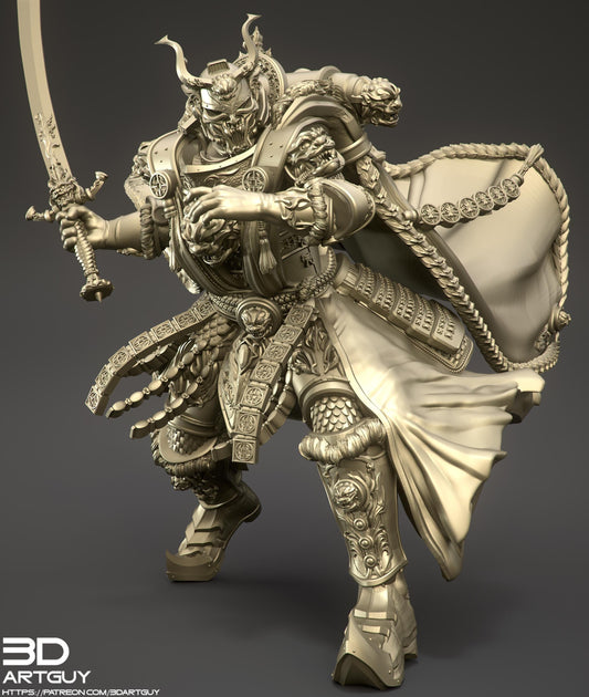 Rider by 3DArtGuy 32mm scale, 50mm or 100mm, Miniature War Gaming Figure