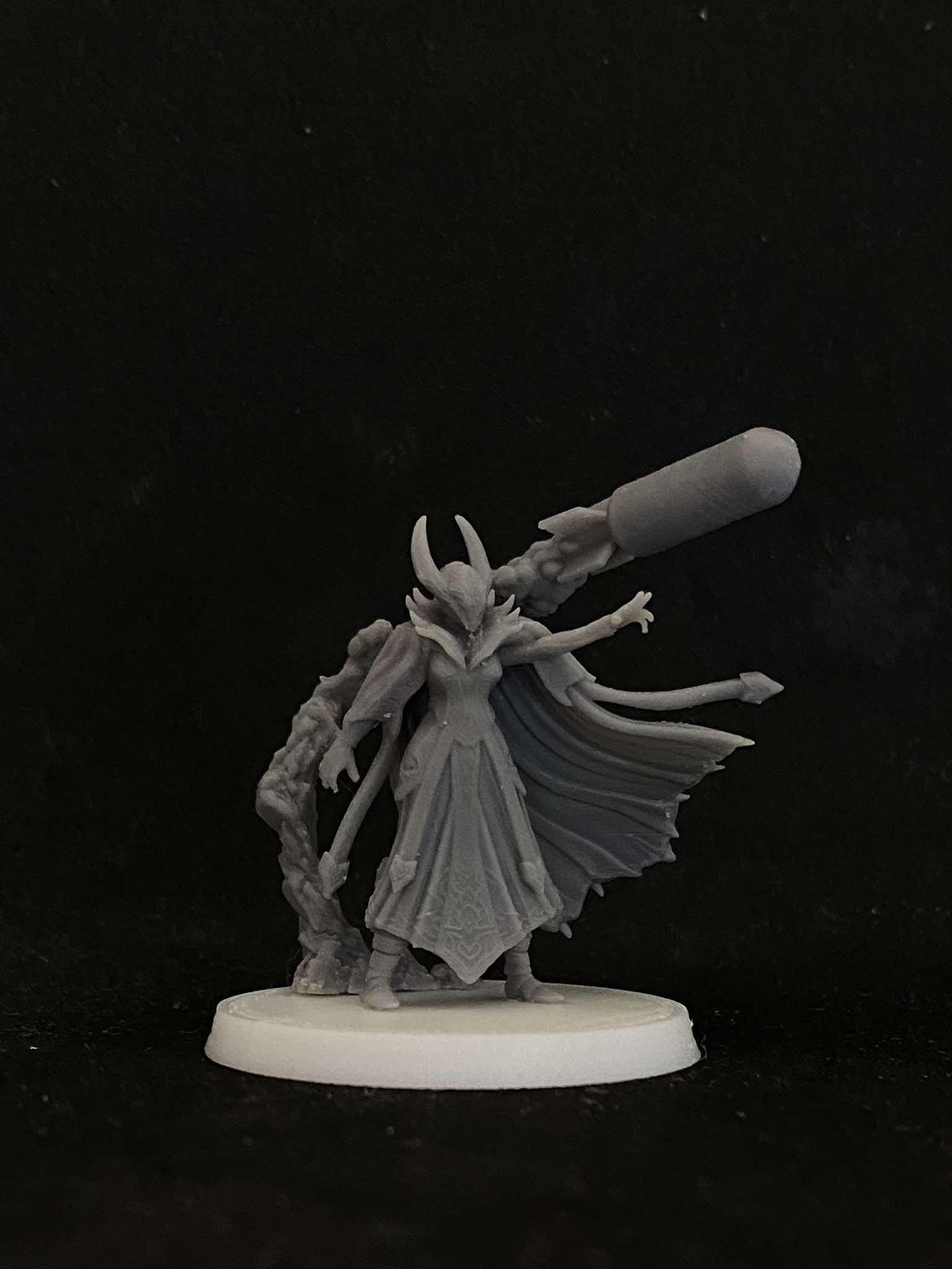 Siquijor Artillery Witch by Papsikels Miniature, 35mm Miniature, 32mm Heroic Scale, War Gaming, Proxy, Trench Crusade, Tabletop gaming