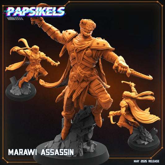 Marawi Assassin by Papsikels Miniature, 50mm Miniature, 32mm Heroic Scale, War Gaming, Proxy, Trench Crusade, Tabletop gaming