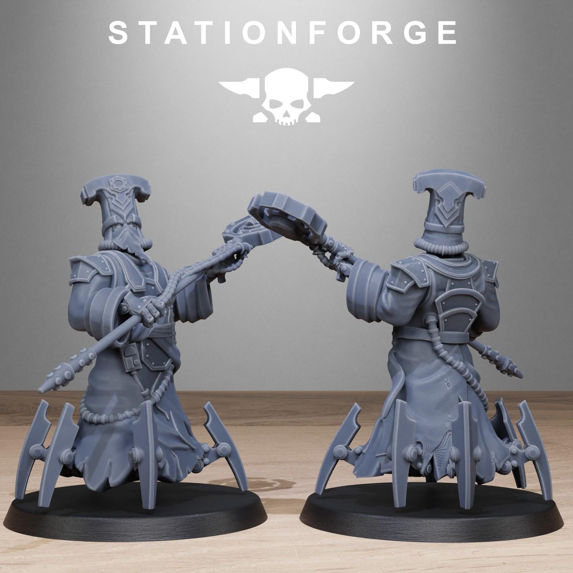 Scavanger Scorchers by Station Forge 28mm Heroic Scale Miniature, 32mm tall, 10 Units, Proxy, Grimdark, Sci-Fi, OPR, Guard, Chaos