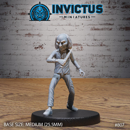 Midnight Menace by Invictus Miniatures 32mm scale, 30mm tall, Miniature War Gaming Figure, Games, Saw, Jigsaw