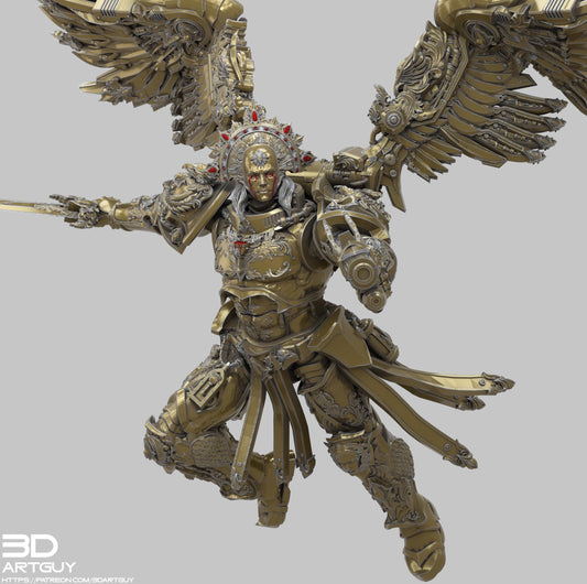 Blood Host Leader by 3DArtGuy 32mm scale, 50mm or 100mm, Miniature War Gaming Figure, Grim Dark, Proxy, Dante