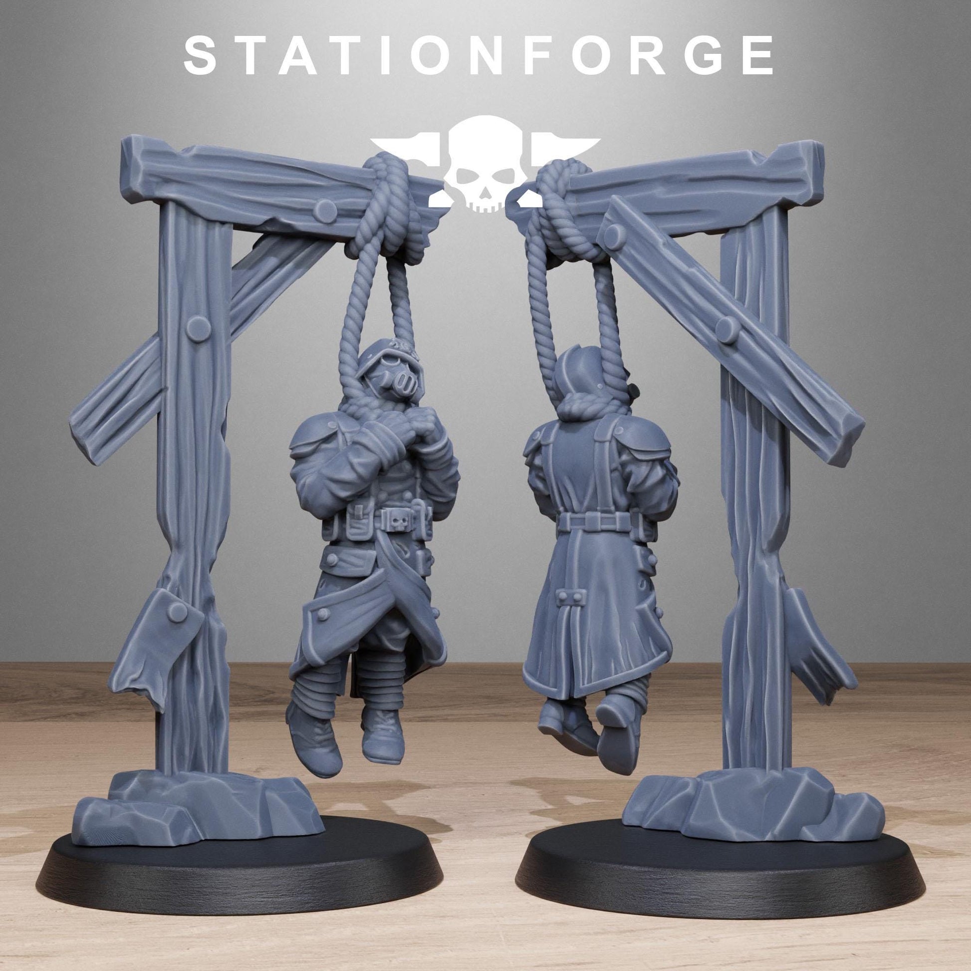 GrimGuard Objective Markers by Station Forge 28mm Heroic Scale Miniature, 10 Markers, Proxy, Grimdark, Sci-Fi, OPR, Trench Crusade