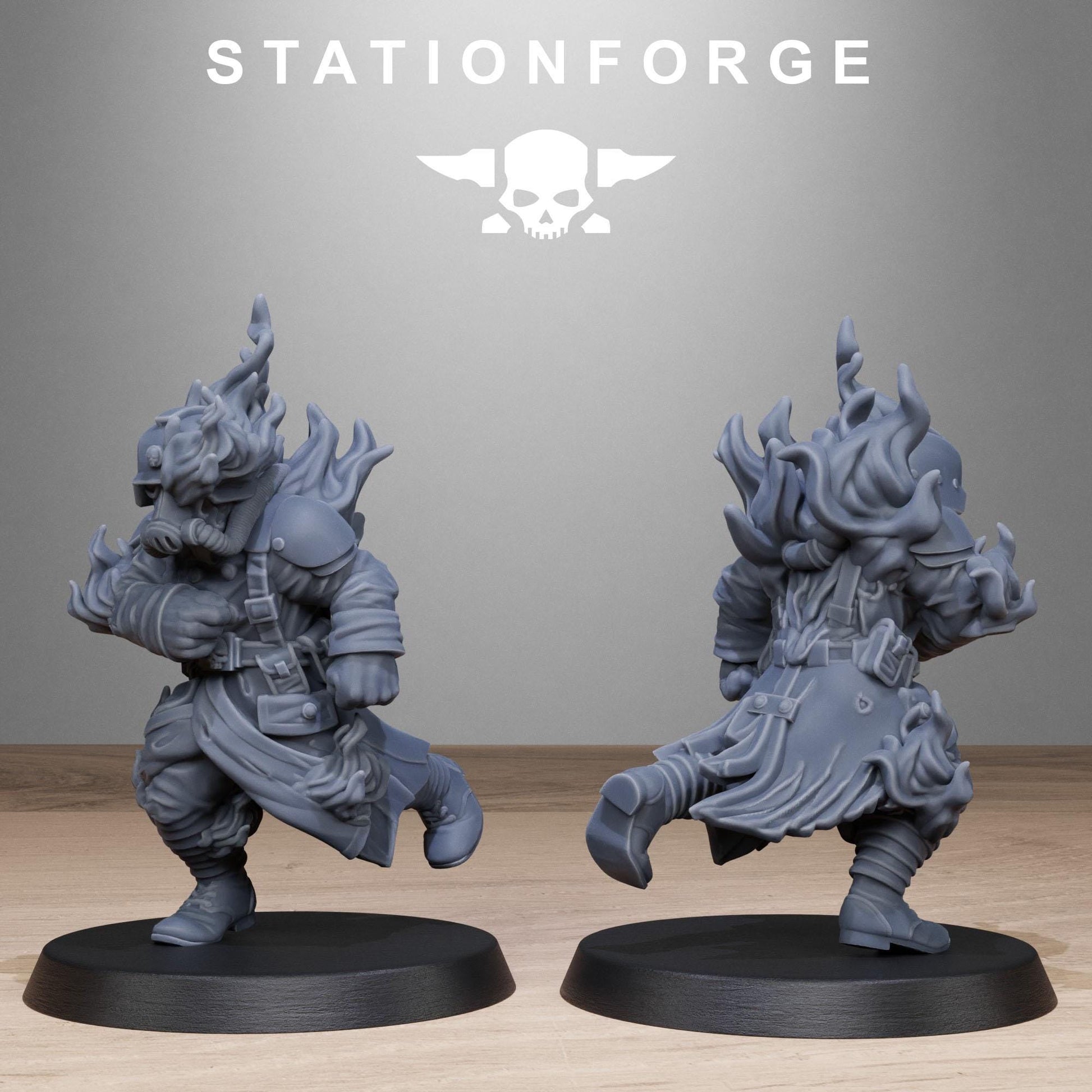 GrimGuard Objective Markers by Station Forge 28mm Heroic Scale Miniature, 10 Markers, Proxy, Grimdark, Sci-Fi, OPR, Trench Crusade