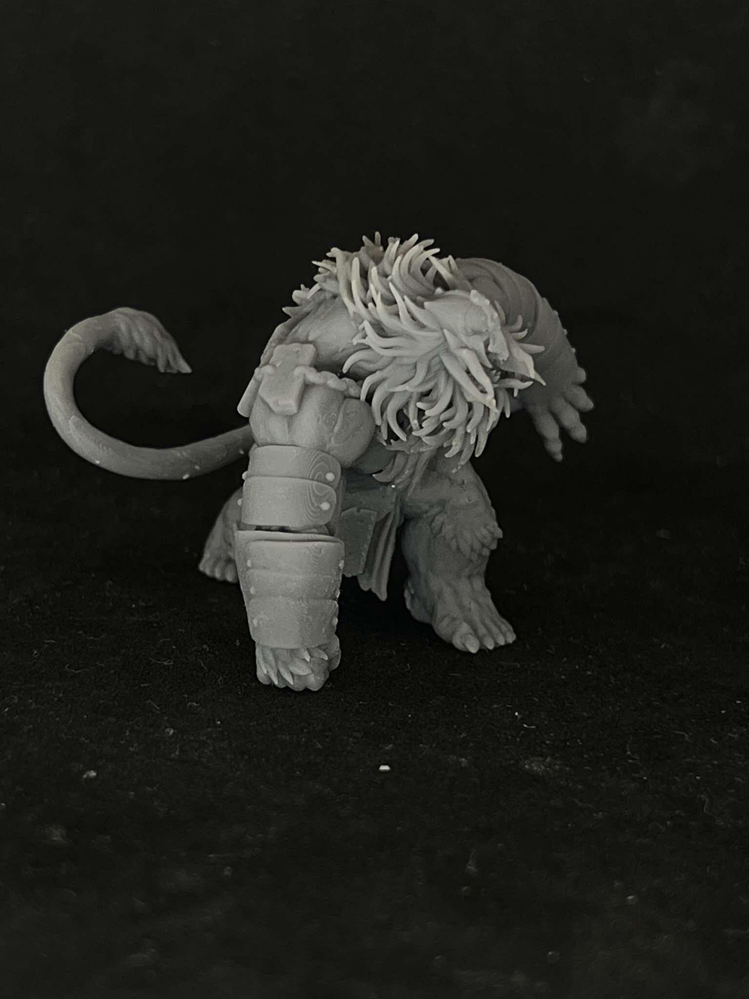 Lions of Habibi by Papsikels Miniature, 45mm Miniature, 32mm Heroic Scale, War Gaming, Proxy, Trench Crusade, Tabletop gaming