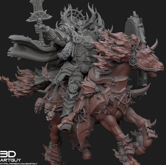 Herald of the Apocalypse by 3DArtGuy 32mm scale, 50mm or 100mm, Miniature War Gaming Figure