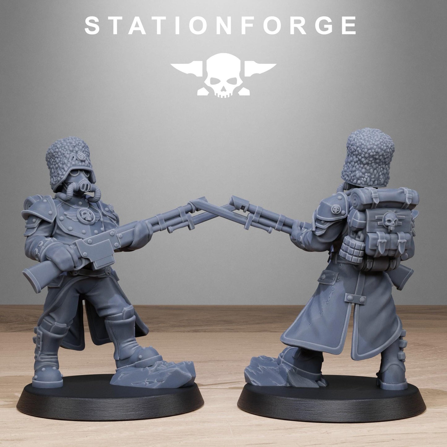 GrimCorp Seers by Station Forge 28mm Heroic Scale Miniature, 32mm tall, 10 Units