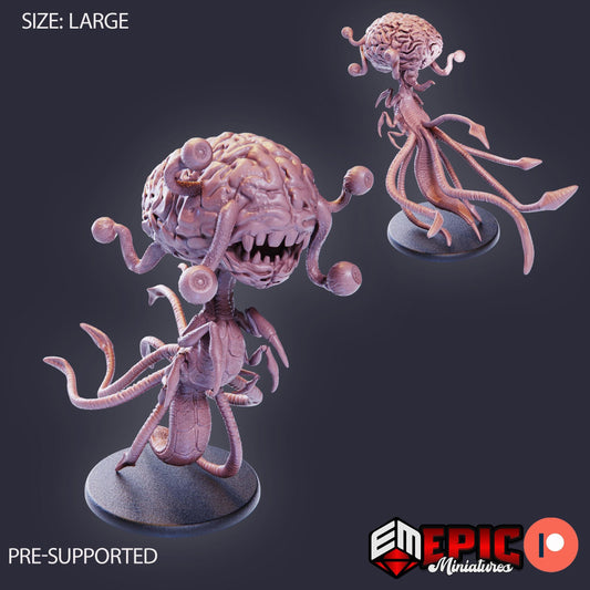 Brain of Salvation by Epic Miniatures 32mm scale, 95mm tall, Miniature War Gaming Figure, Sci-fi, monster, alien, brain