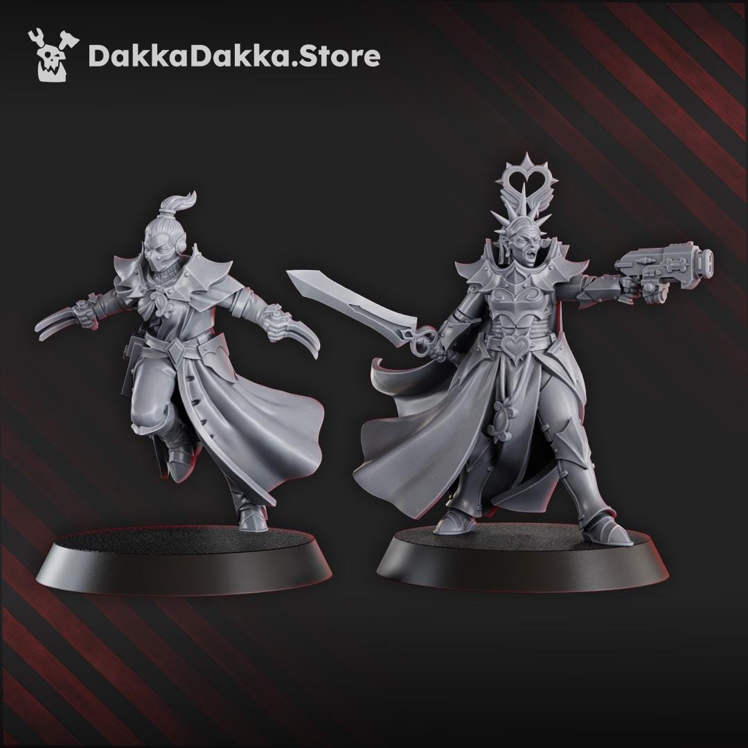 Liquidation Team of Ordine Vendetta by DakkaDakka 28/32mm Heroic Scale Miniature, 32mm tall, 12 Units, Proxy, Grimdark, Sci-Fi, OPR
