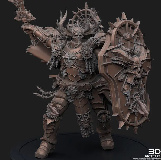 Herald of the Apocalypse by 3DArtGuy 32mm scale, 50mm or 100mm, Miniature War Gaming Figure