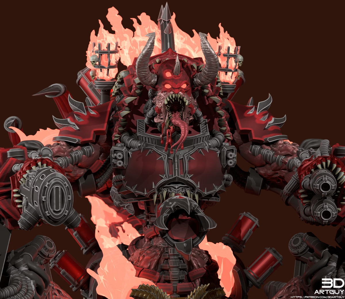 Infernal Crab Engine torso detail