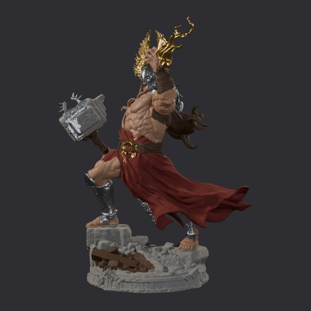 Judge, Maker of Fates by Witchsong Miniatures – painted render, right side