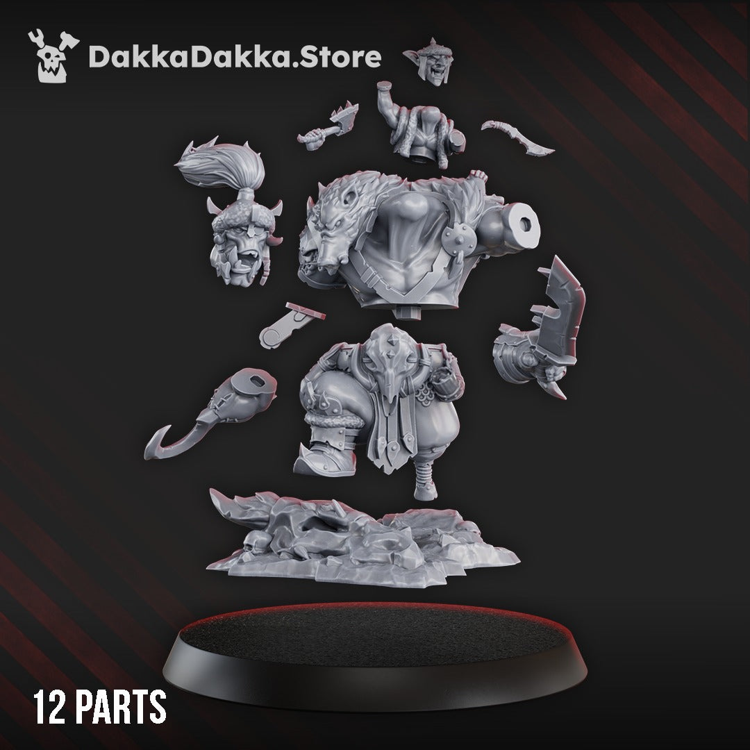 Khan da GoldaTooth by DakkaDakka – exploded view of all 12 parts