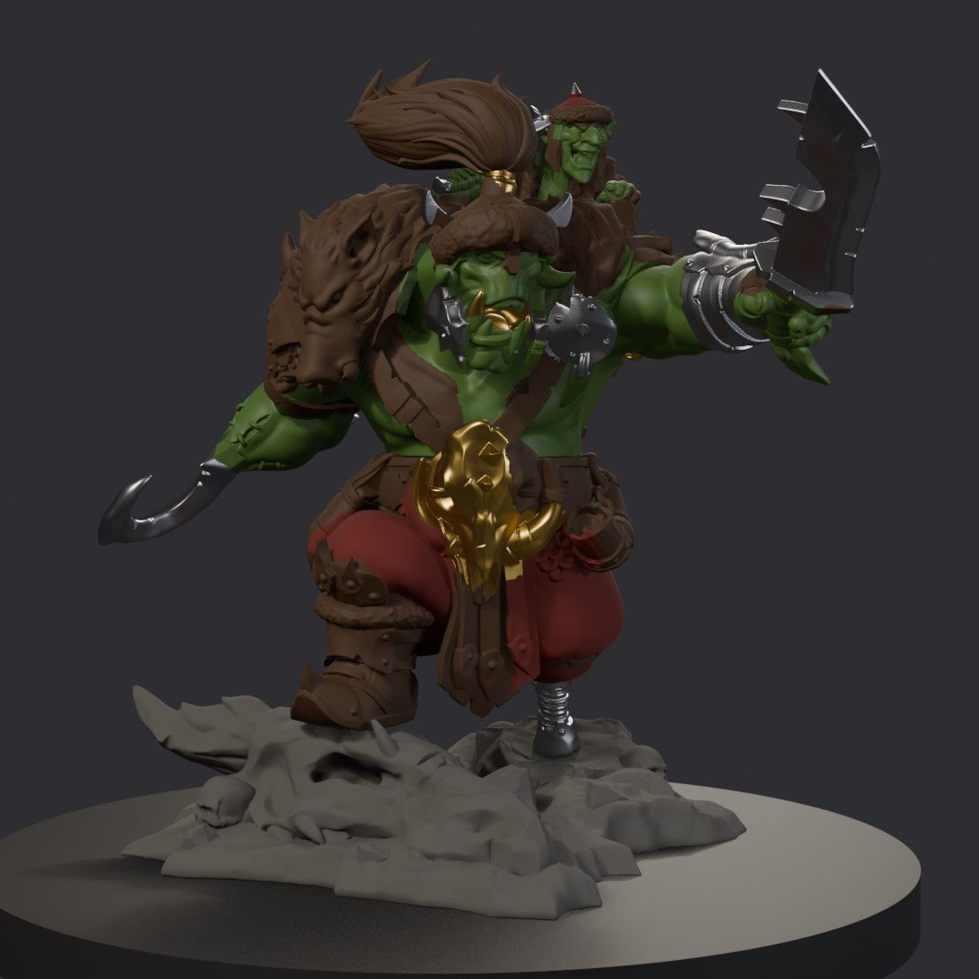 Khan da GoldaTooth by DakkaDakka – painted render, front