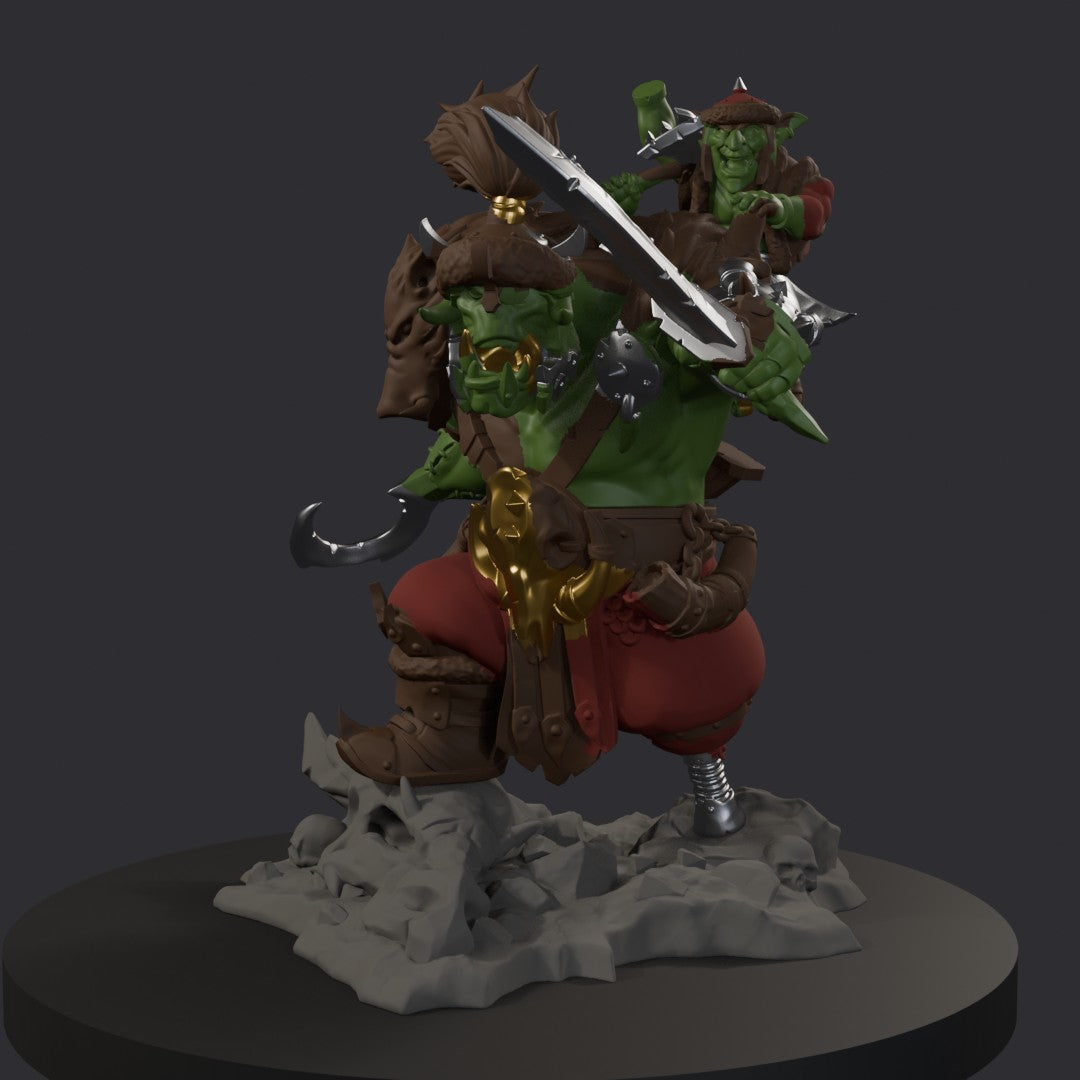 Khan da GoldaTooth by DakkaDakka – painted render, right side with Globza