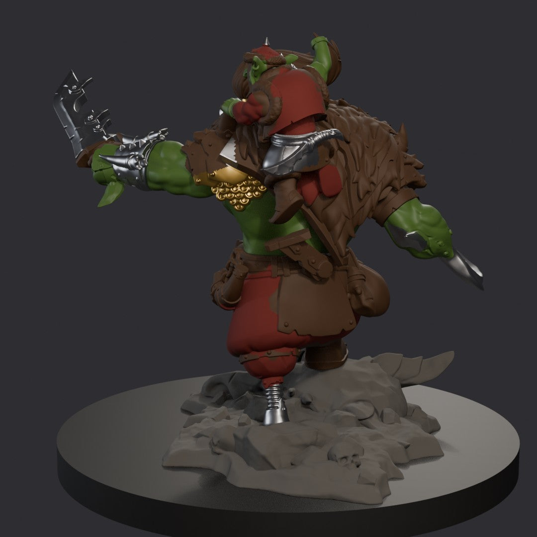Khan da GoldaTooth by DakkaDakka – painted render, back