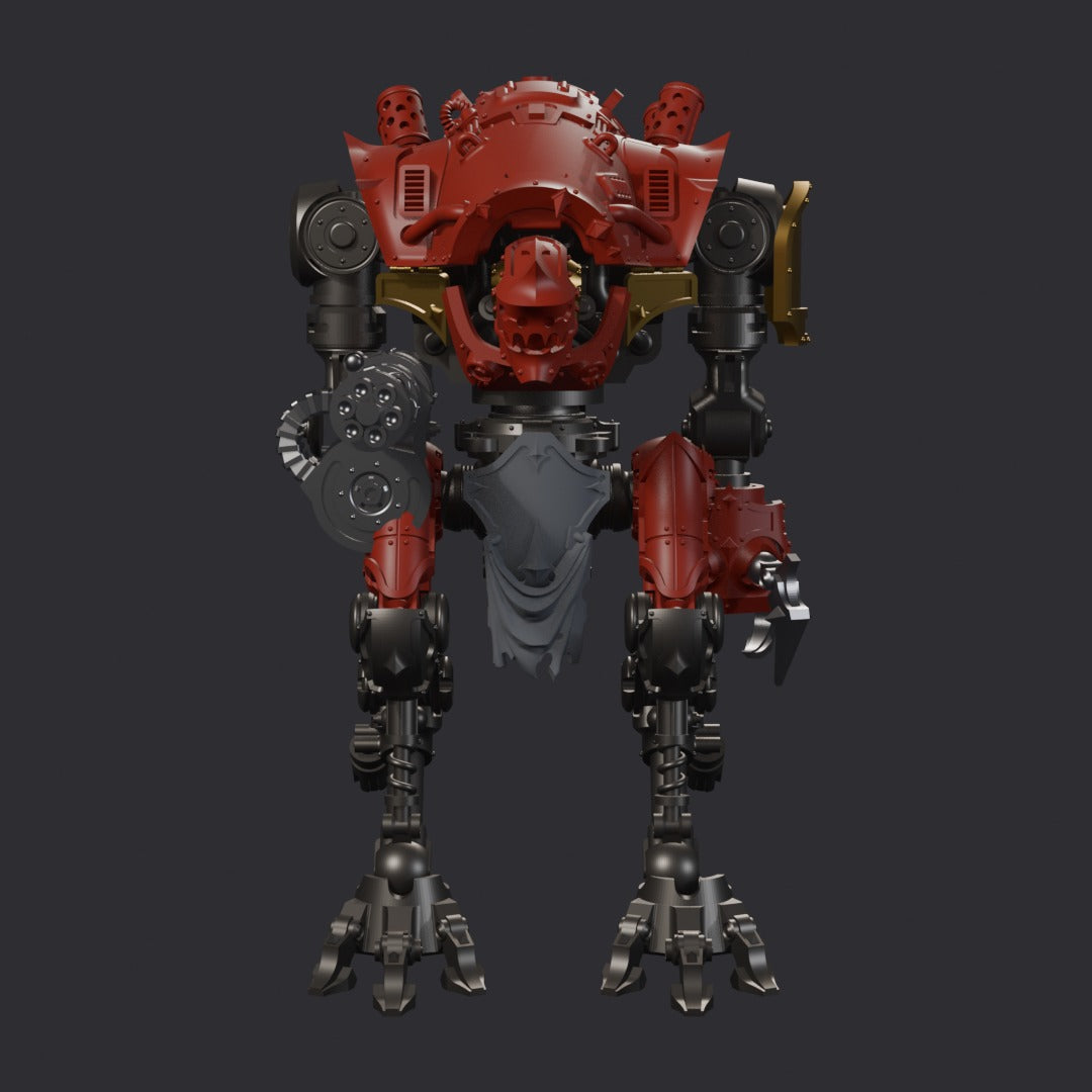 The Great Vortex Knightmech by DakkaDakka – painted render, front