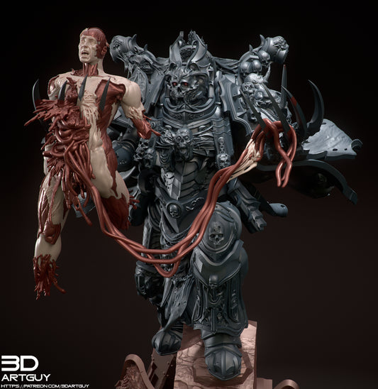 Boogeyman by 3DArtGuy 28/32mm scale, 50mm or 100mm, Miniature War Gaming Figure
