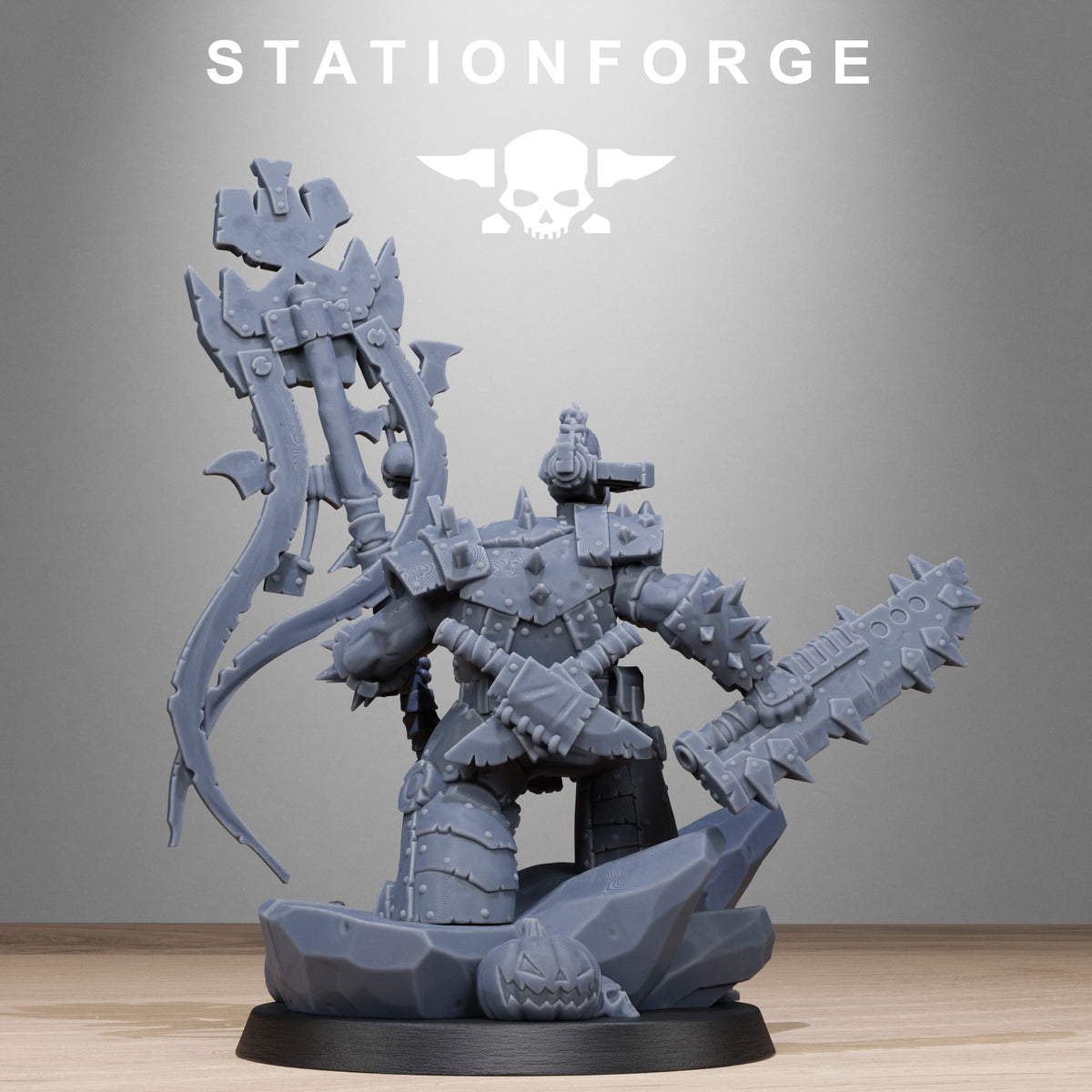 Orkaz Boo Basher by Station Forge – rear three-quarter view