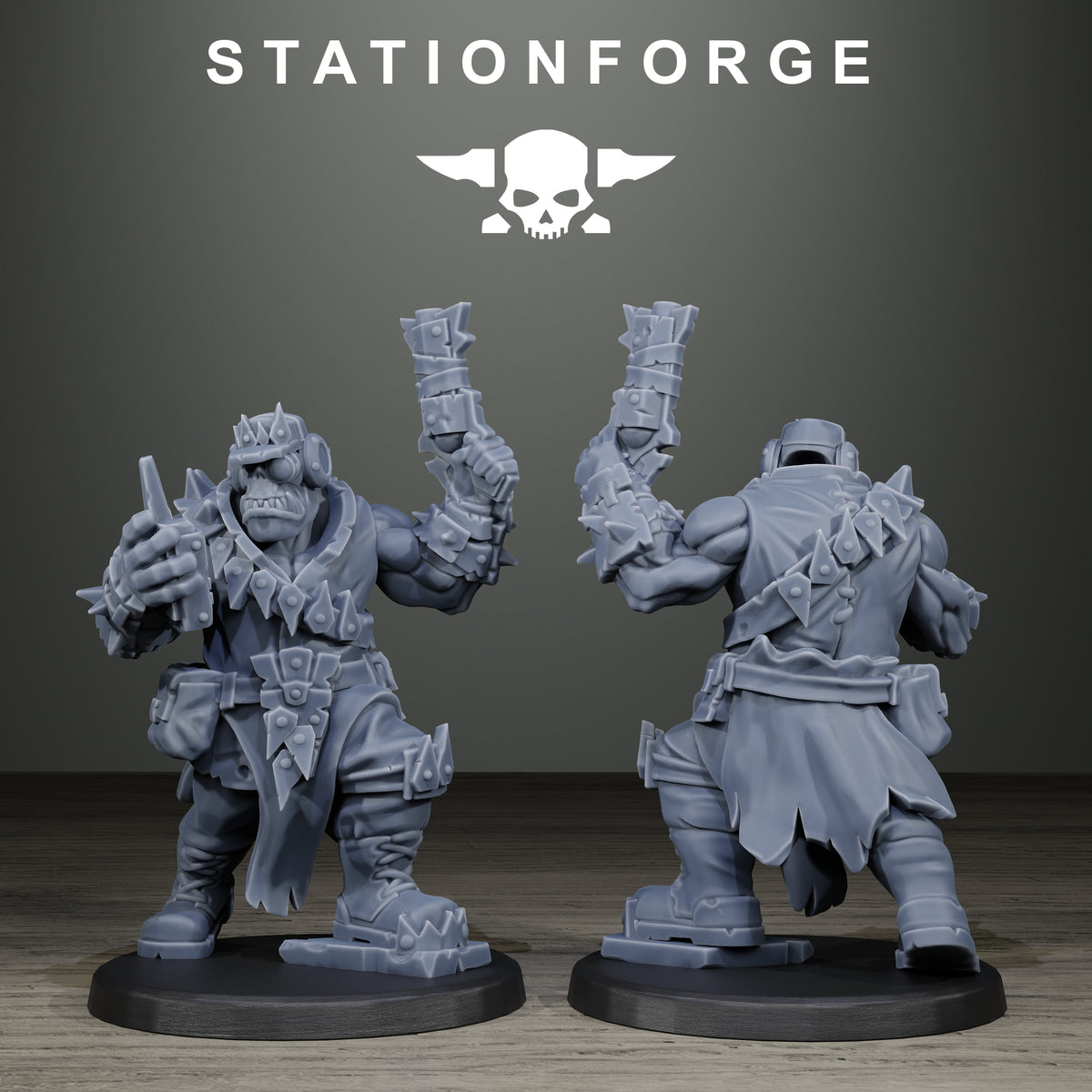 Orkaz Scrappers by Station Forge – shoota boy, front and back