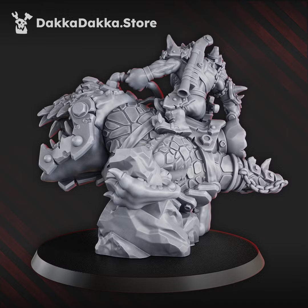 Arzott Da Toot on Supahog by DakkaDakka – Resin Printed Ork Rider
