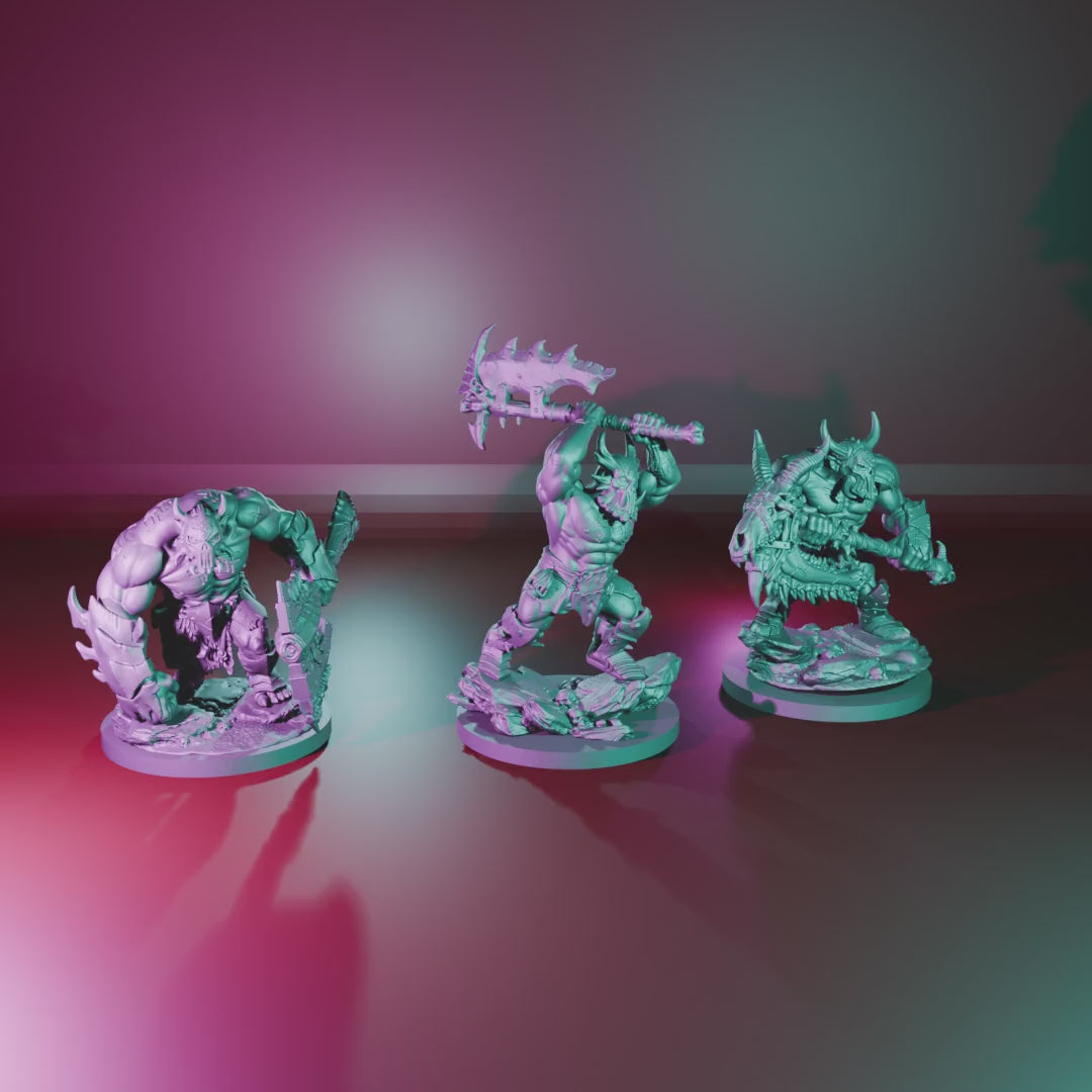 Orc Destroyers by Ratman Forge turntable video