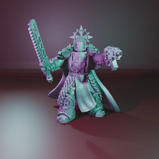 Templar Argenta by Atlan Forge – 5-Man Modular Resin Printed Grimdark Squad (28/32mm)