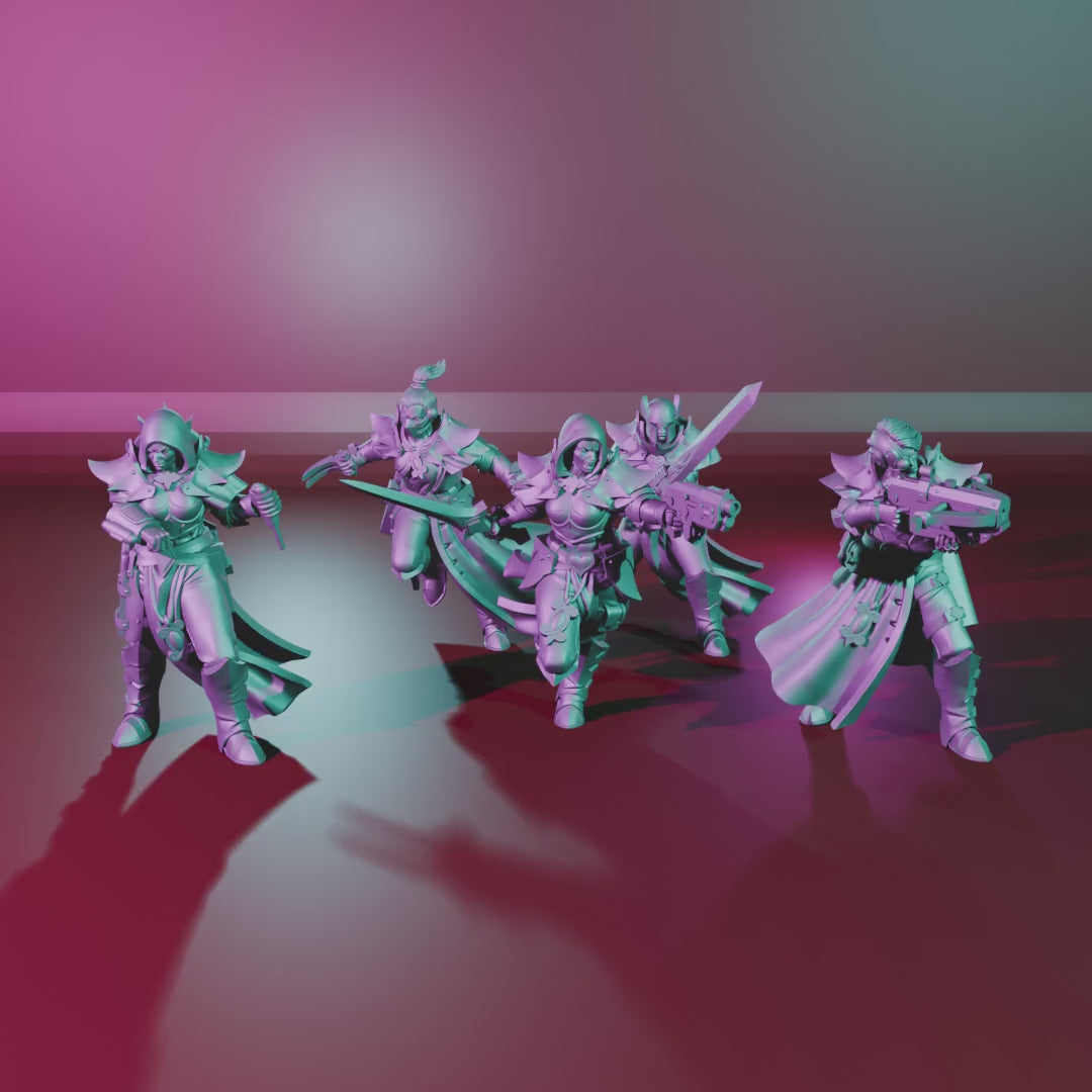 Liquidation Team of Ordine Vendetta – 360° turntable, five of the team members