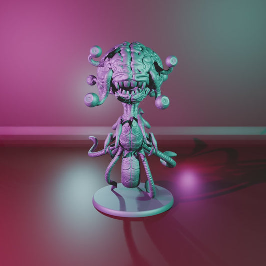 Brain of Salvation – 360° turntable, assembled model on base