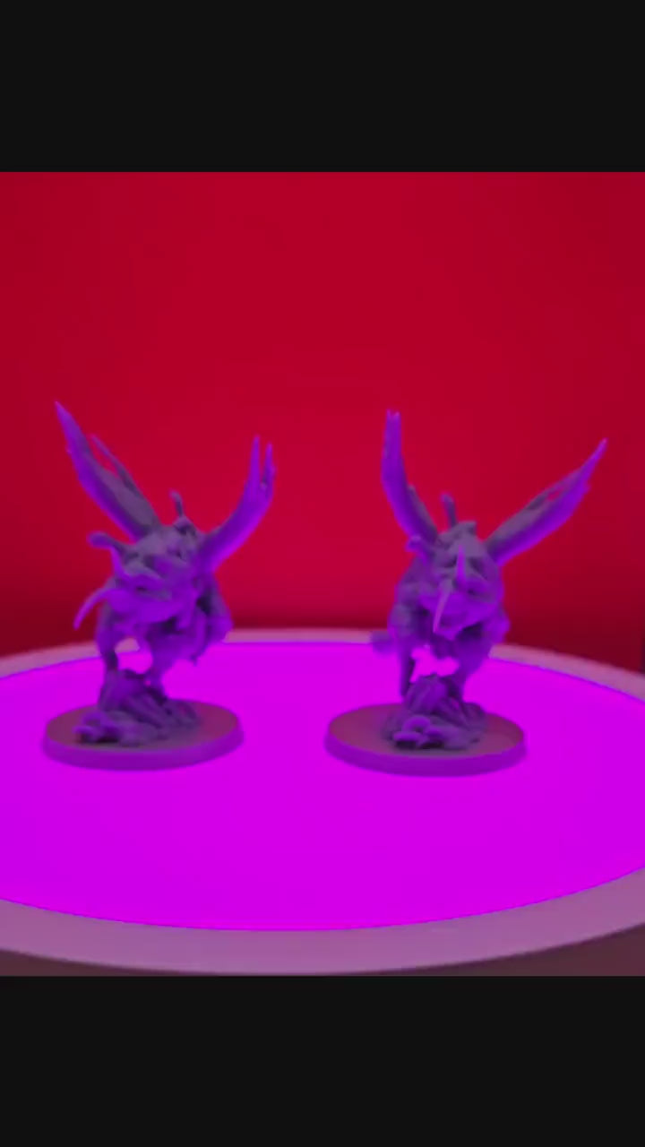 TORMENTOR HERALD Of BEELZEBUB by Papikels Miniature, 100m tall Miniature, 32mm Scale, War Gaming, Proxy for Trench Crusade