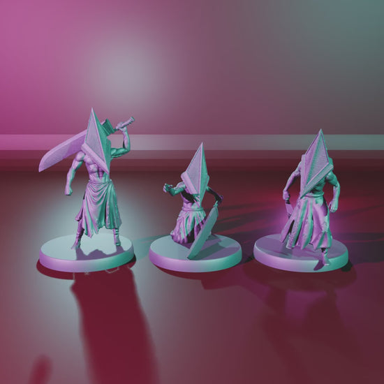 Crimson Executioner – 360° turntable, all three poses on bases