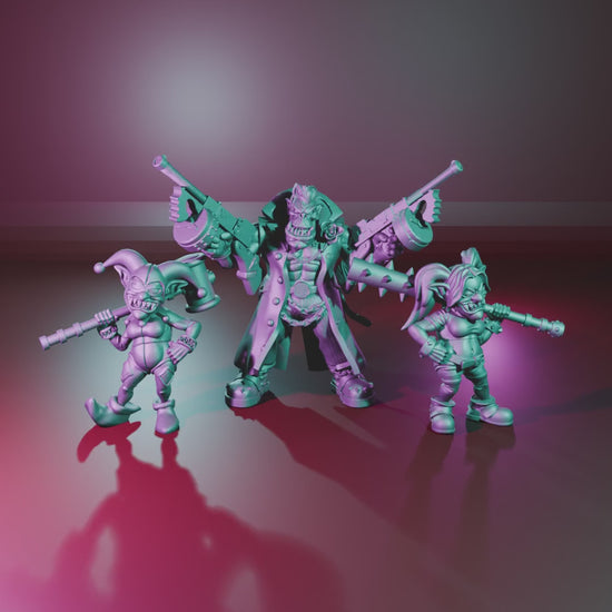 Orkaz Mobsta by Station Forge turntable video – ork boss and both goblins