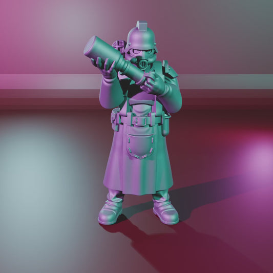 3rd Death Division Medic – 360° turntable, one-piece medic