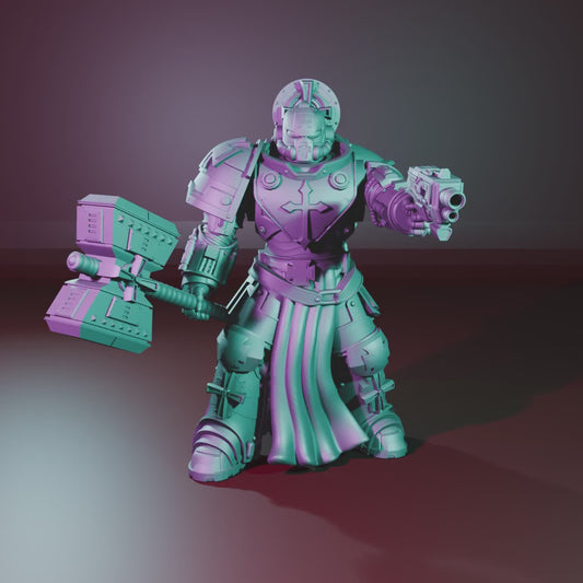 Templar Veterans by Atlan Forge – 3-Man Modular Resin Printed Grimdark Squad (28/32mm)