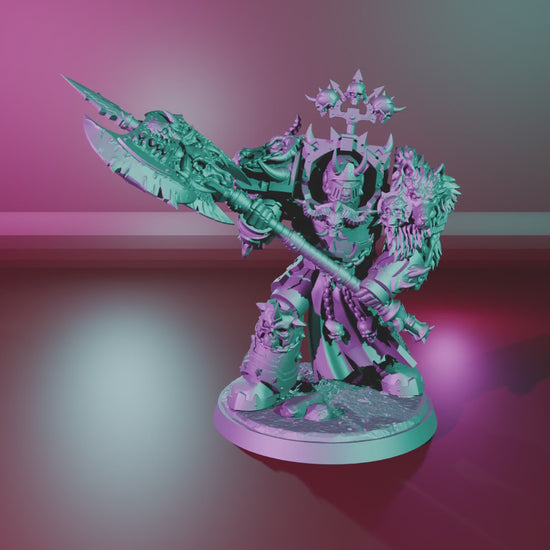 Exterminator Lord 4 – 360° turntable, assembled model on base