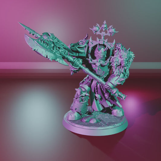 Exterminator Lord 4 – 360° turntable, assembled model on base