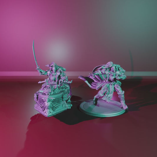 Rider – 360° turntable, mounted and melee poses