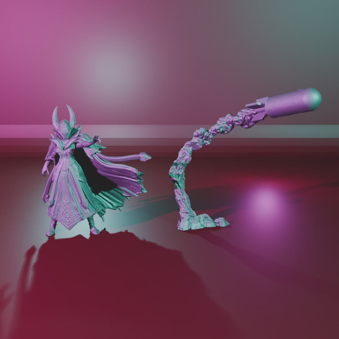 Siquijor Artillery Witch – 360° turntable, witch and bomb piece