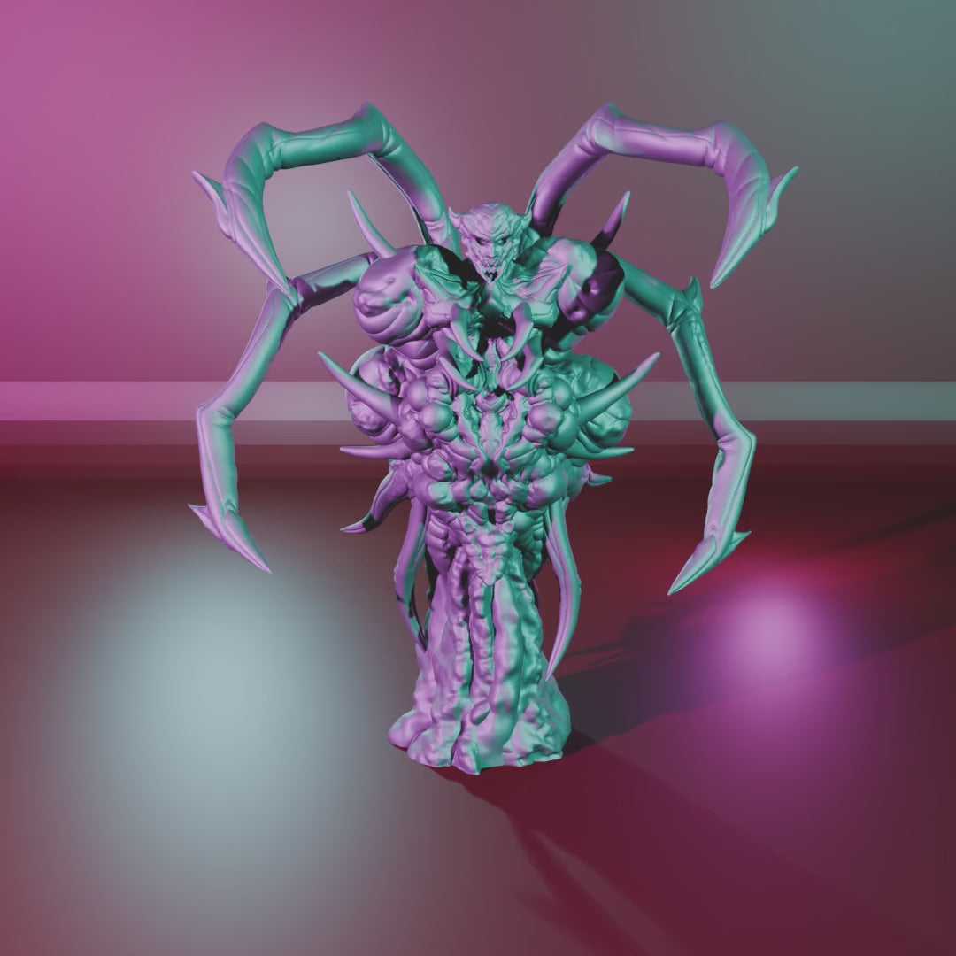 Necromorph Guardian – 360° turntable, assembled model