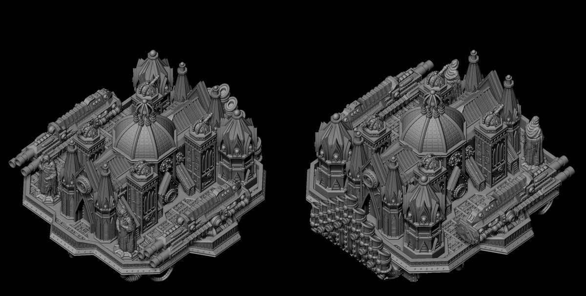 Scavenger Trident Cathedral by Station Forge