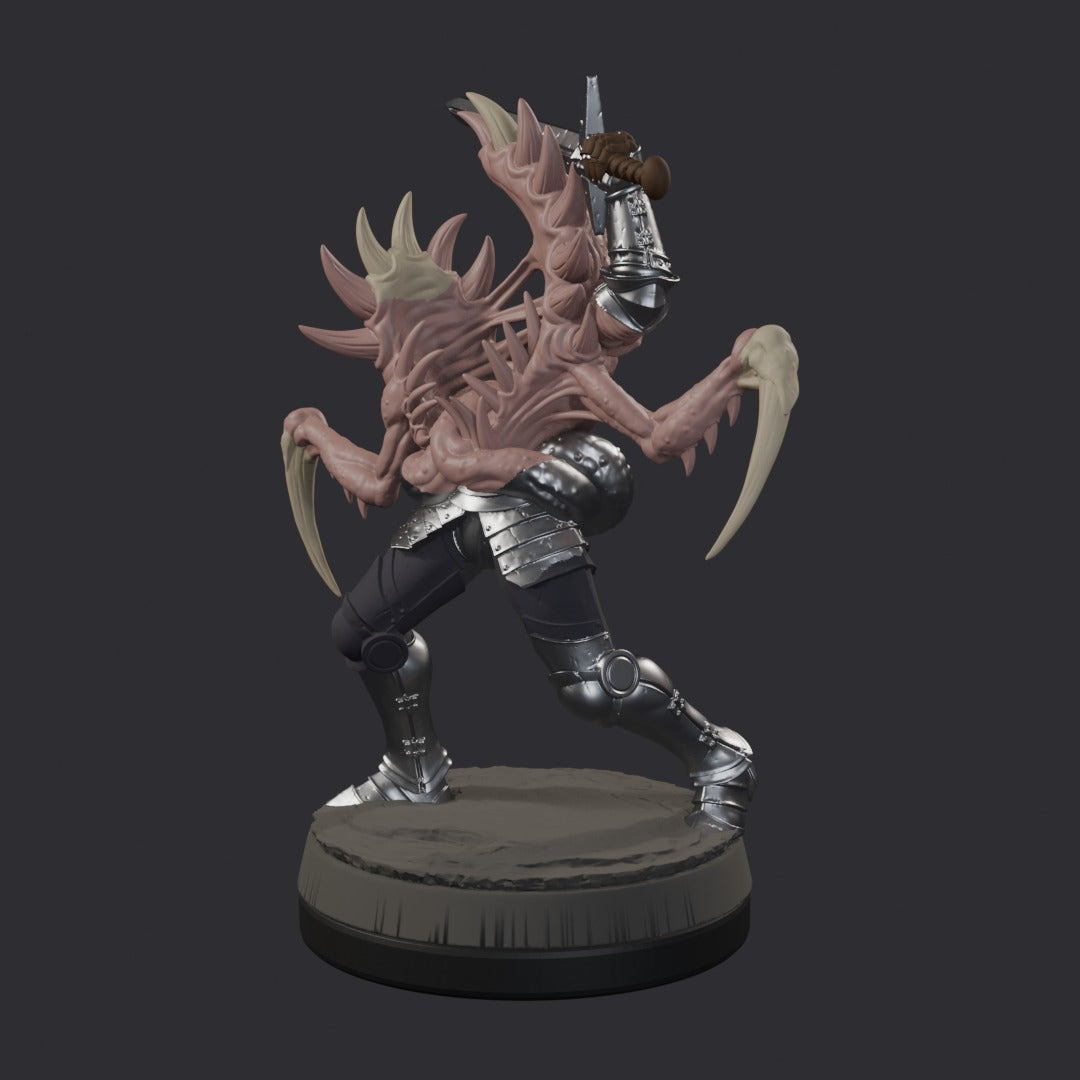 Cult of Madness: Unmade by Goetia Miniatures – painted render, three-quarter side