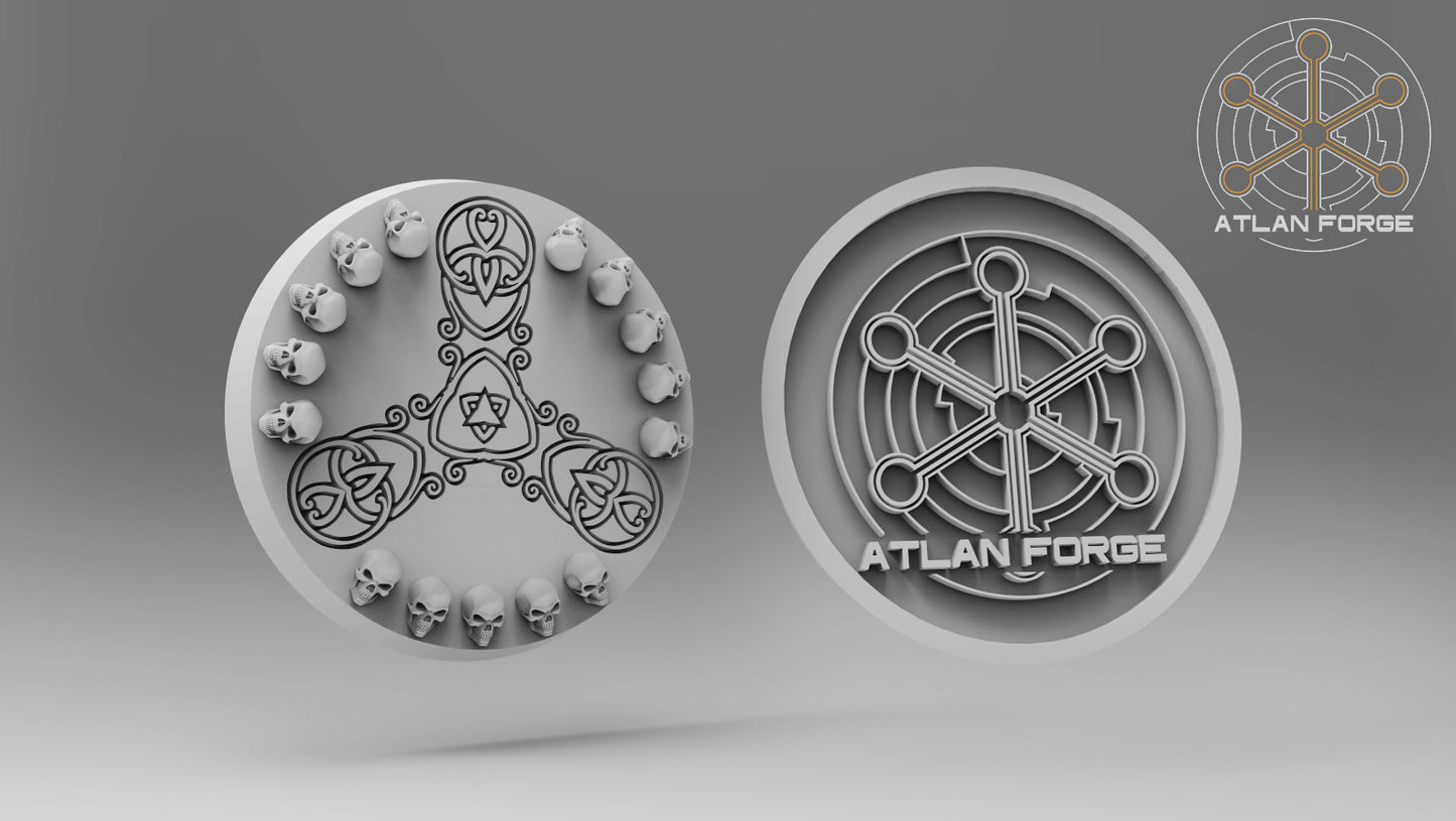 Angelic Soul Reaper by Atlan Forge - Resin Printed Grimdark Mini (28/32mm)