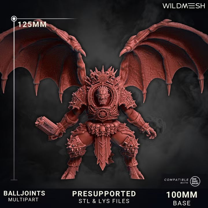 Bloodforged Wrathborn by WildMesh – 125mm height